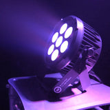 LIGHT4ME BLACK PAR 7x10W RGBWA LED kraftfuld spotlight