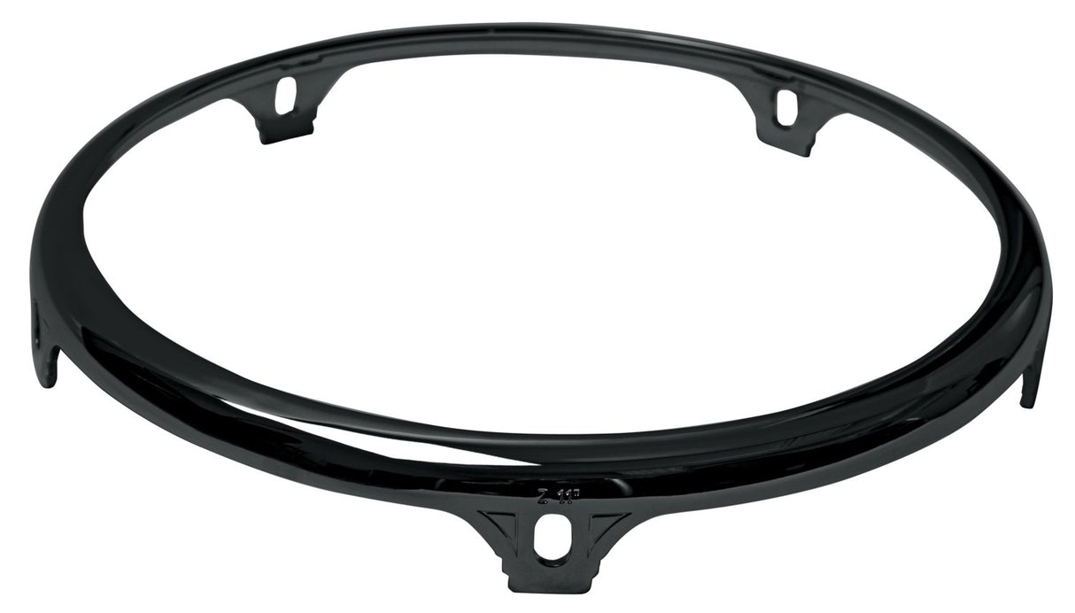 Latin Percussion Hooped Conga Comfort Curve II - Z Series (Extended Collar) Black Mirror - 11" Quinto | 5-hole (LP772C)