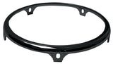 Latin Percussion Hooped Conga Comfort Curve II - Z Series (Extended Collar) Black Mirror - 11" Quinto | 5-hole (LP772C)