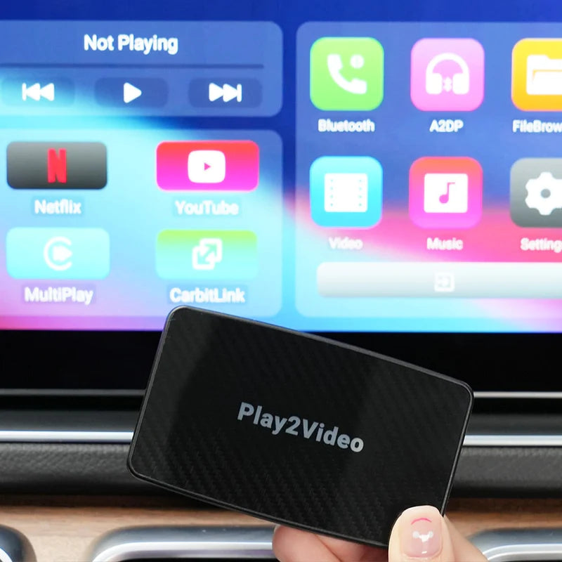 RETURNABLE: All-in-one Adapter Wireless CarPlay, Android Auto and Video