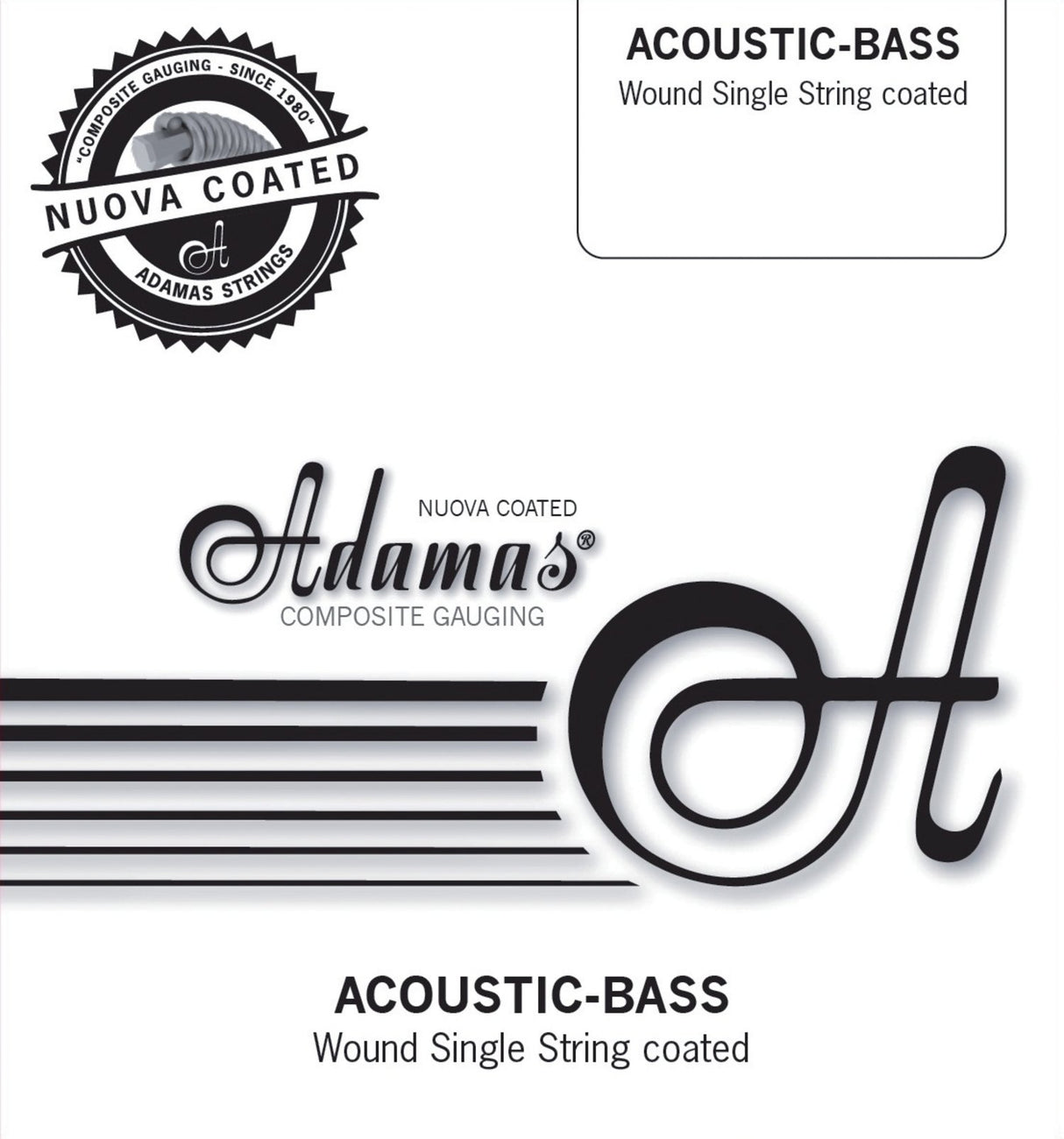Adamas single string Nuova coated phosphor bronze - .100in./2,54mm (wound)