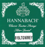 Hannabach strings for classical guitar Serie 815 Low tension Silver special - low tension (815LTGWMEY)