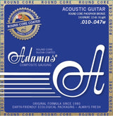 Adamas Strings for Acoustic Guitars Nuova Phosphor Bronze coated round core - 12-str. Light .010-.047 (1616NURC)