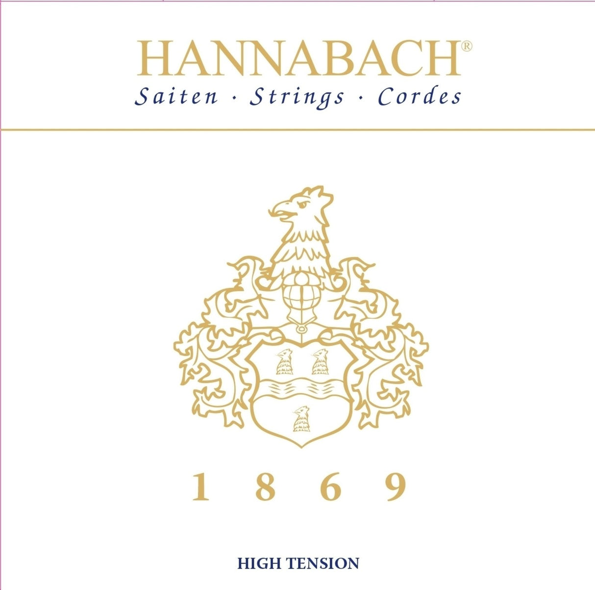 Hannabach strings for classical guitar Series 1869 Carbon/Gold HT - Set (1869HT)