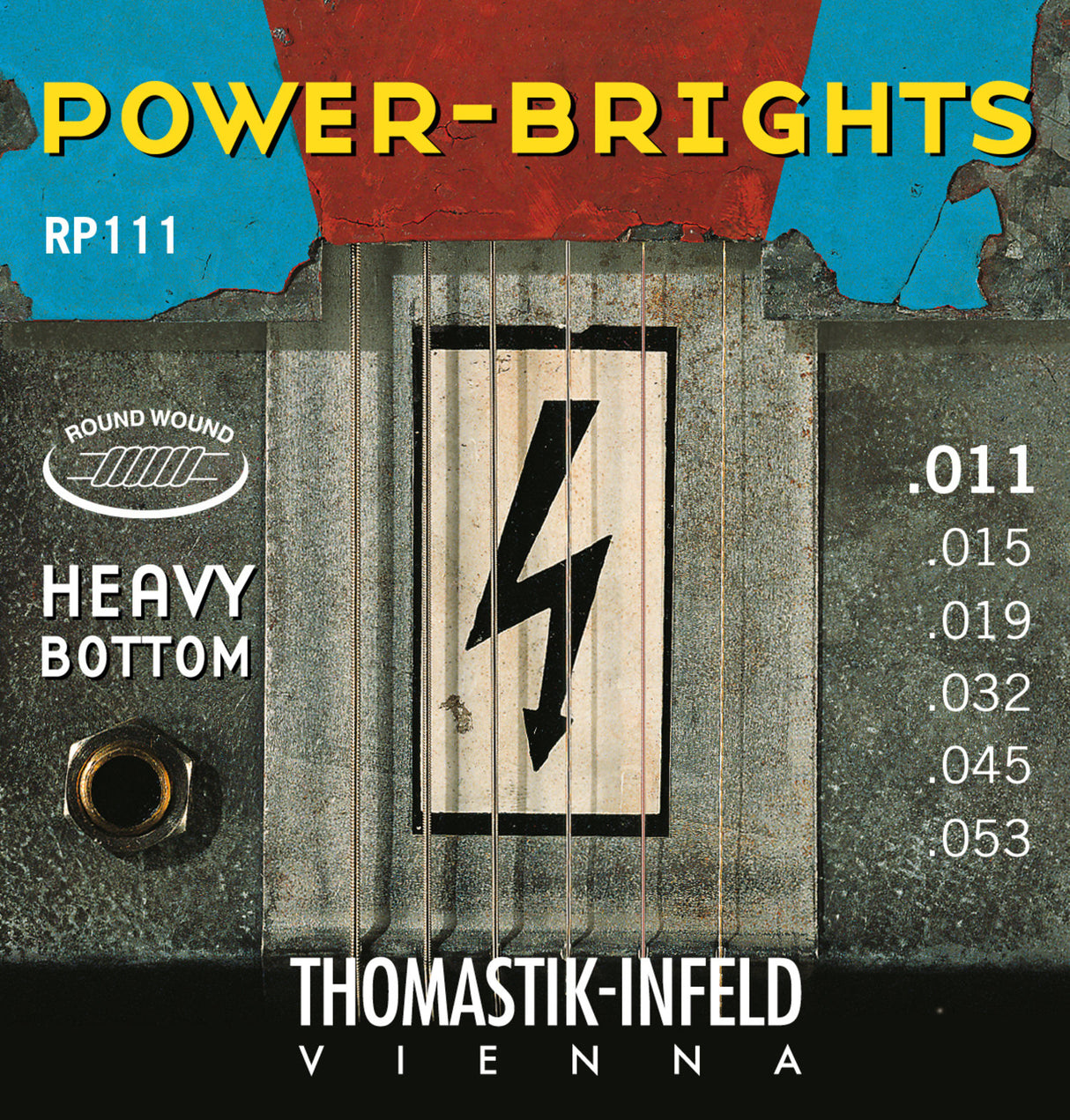 Thomastik-Infeld Strings for electric guitar Power Brights Series - Set 011 heavy (RP111)
