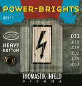 Thomastik-Infeld Strings for electric guitar Power Brights Series - Set 011 heavy (RP111)