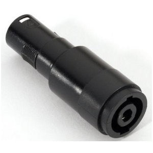 Adapter Audio Connector Speakon 4-pole Chassis to XLR Male