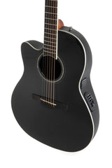 Ovation E-Acoustic Guitars Celebrity CS Standard Mid Cutaway - Black (CS24L-5G-G)
