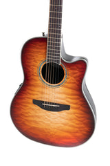 Ovation E-Acoustic Guitars Celebrity Standard Plus Mid Cutaway - Cognac Burst Gloss (CS24X-7C-G)