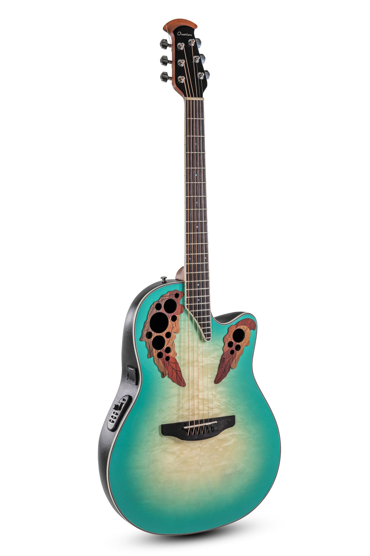 Ovation E-Acoustic Guitars Celebrity Elite Plus Mid Cutaway - Mintburst (CE44X-9B-G)