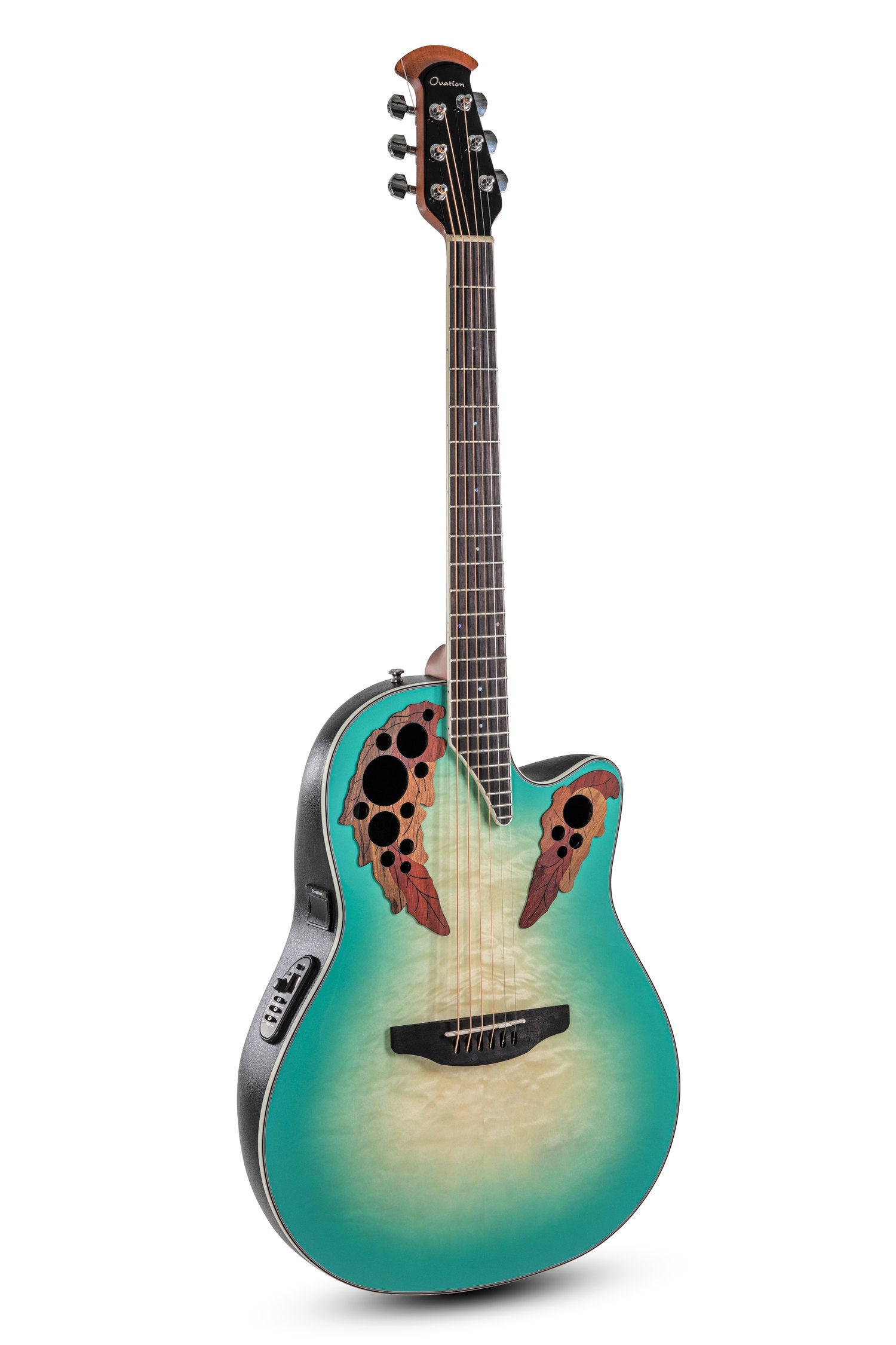 Ovation E-Acoustic Guitars Celebrity Elite Plus Mid Cutaway - Mintburst (CE44X-9B-G)