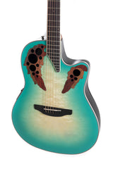 Ovation E-Acoustic Guitars Celebrity Elite Plus Mid Cutaway - Mintburst (CE44X-9B-G)
