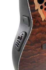 Ovation E-Acoustic Guitars Celebrity Elite Plus Mid Cutaway - Dark Tiger Eye (CE44P-TGE-G)