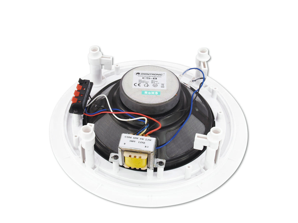 OMNITRONIC CS-8 Ceiling Speaker white