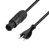 Adam Hall Cables 5 STAR TCON 0150 CH - Power cable | Neutrik TRUE1® x SEV M12 | 1,5 m