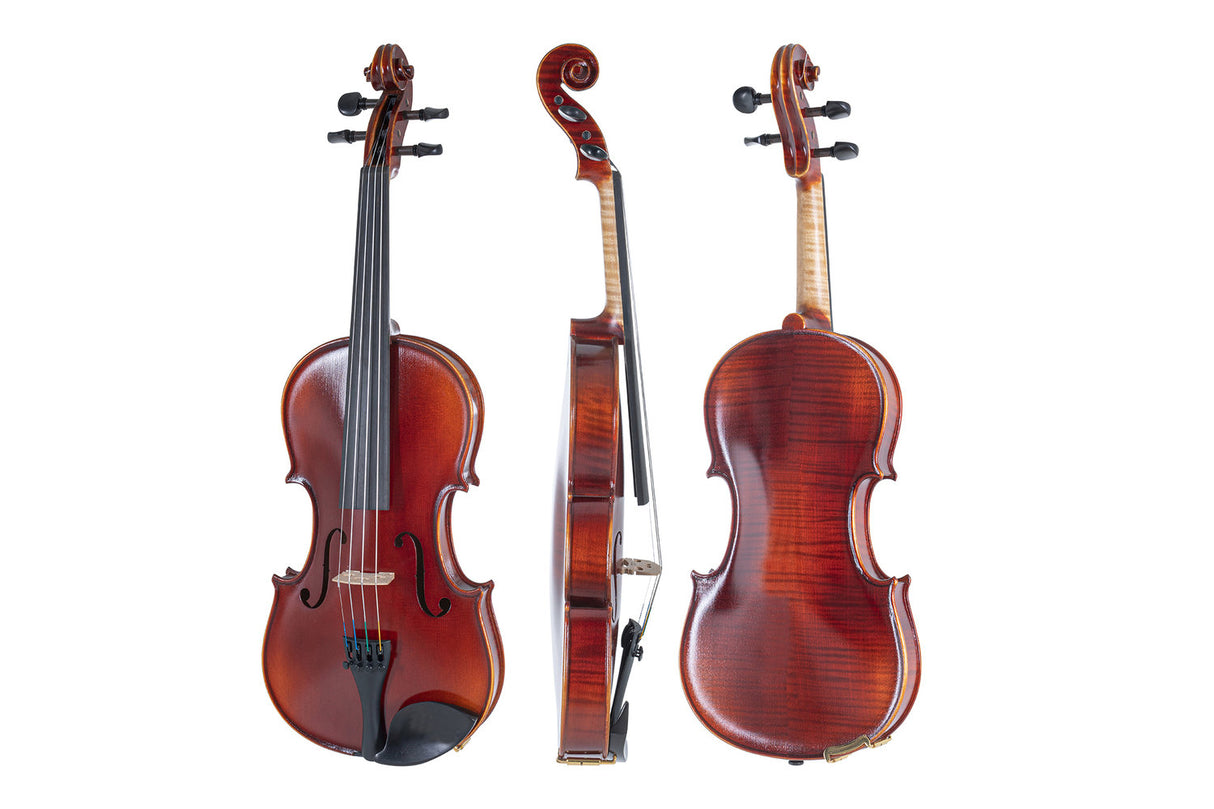 GEWA Violins Ideale - 4/4 left-hand (Ready to play, secured for transport)