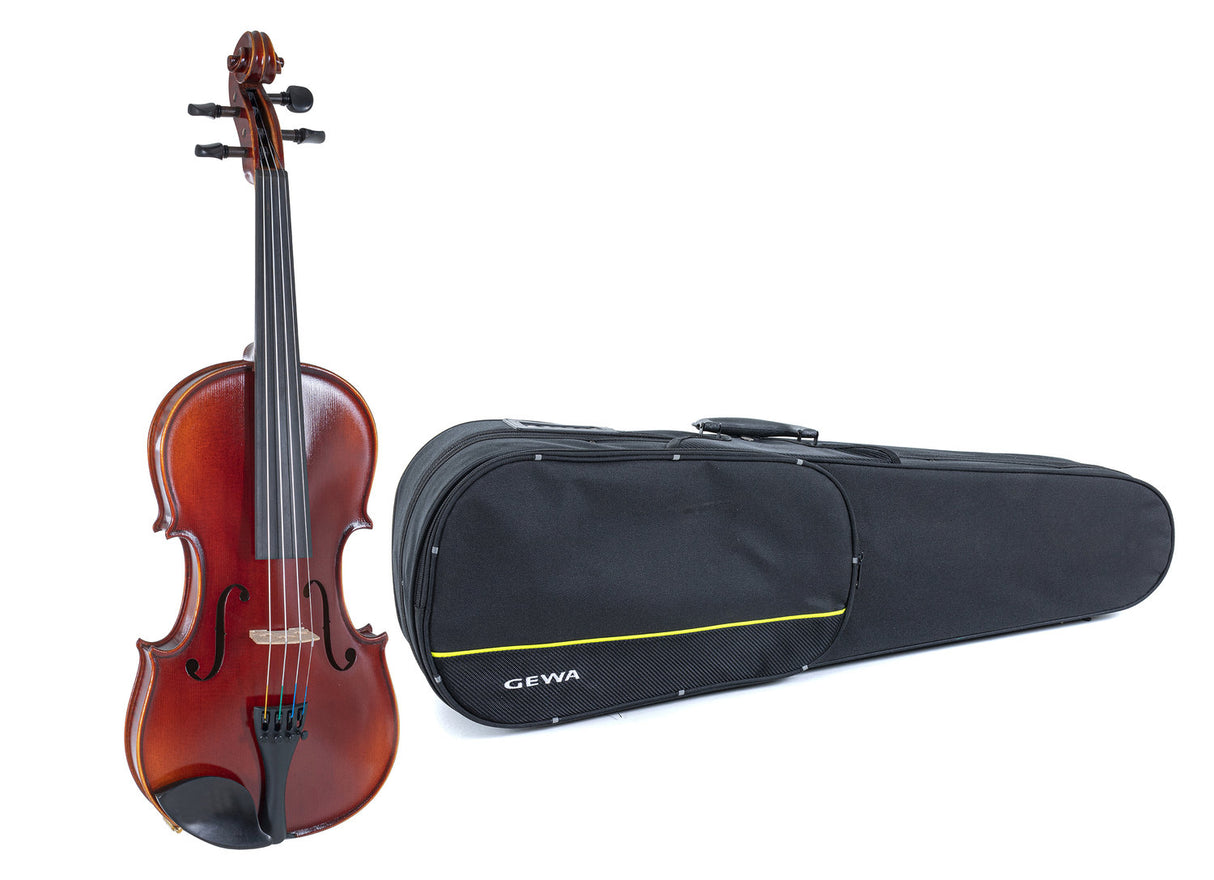 GEWA Violins Ideale - 4/4 (Ready to play including shaped case, without bow, with Larsen Aurora strings, transport-secured)