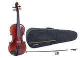 GEWA Violins Ideale - 1/4 (Ready to play including shaped case, carbon bow, Larsen Aurora strings, secured for transport)