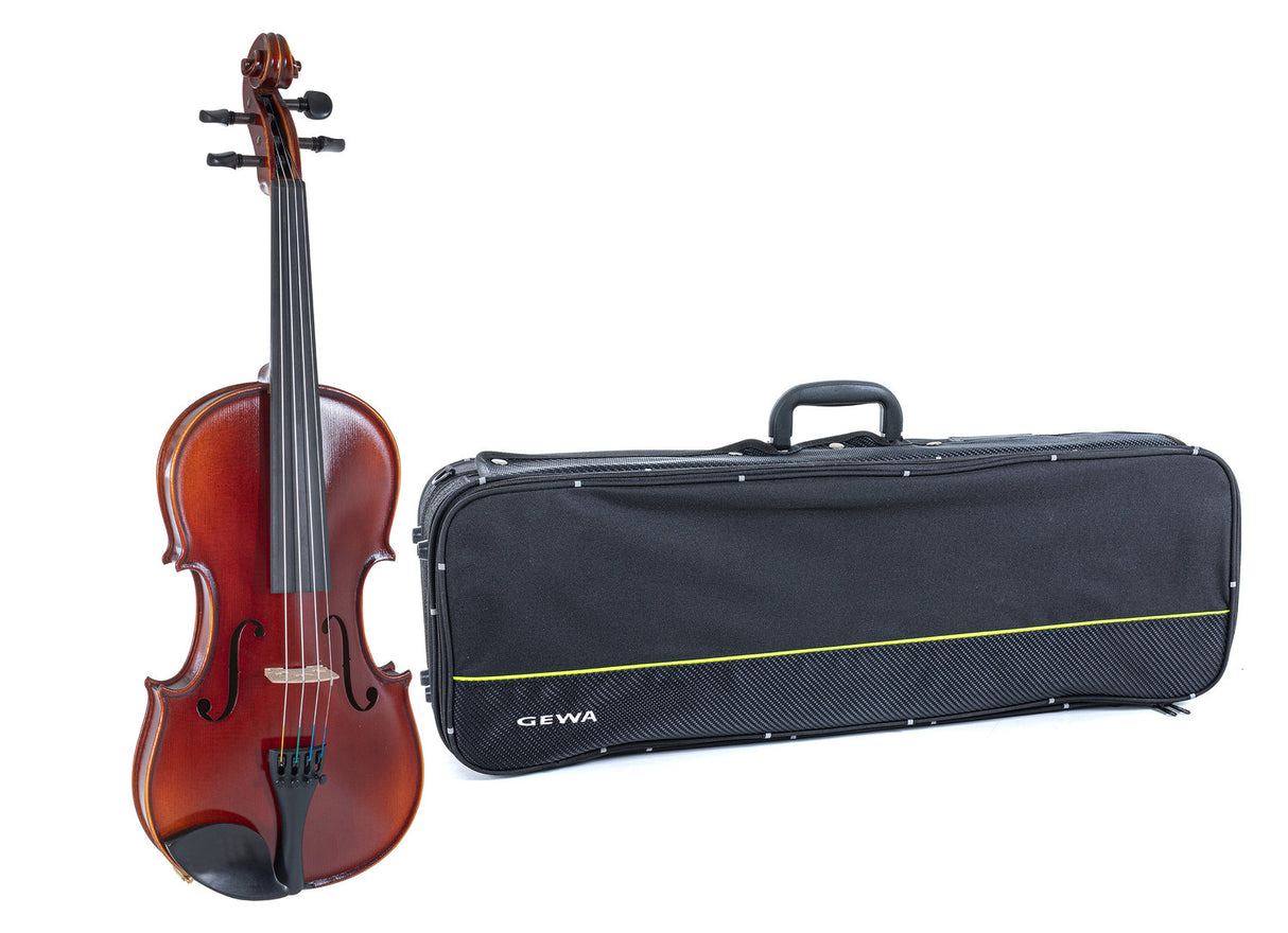 GEWA Violins Ideale - 4/4 (Ready to play including violin case, without bow, with Larsen Aurora strings, secured for transport)