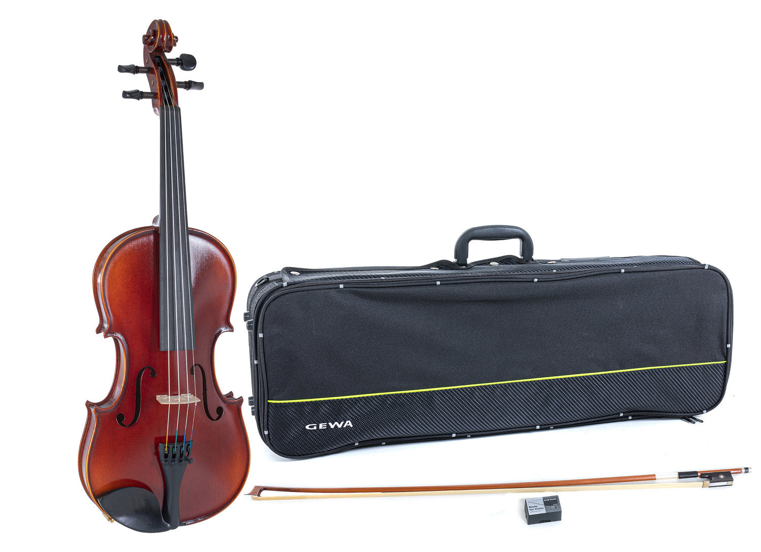 GEWA Violins Ideale - 1/2 (Ready to play incl. violin case, Massaranduba bow, Larsen Aurora strings, transport-secured)