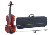GEWA Violins Ideale - 4/4 left-hand (Ready to play incl. violin case, carbon bow, Larsen Aurora strings, secured for transport)