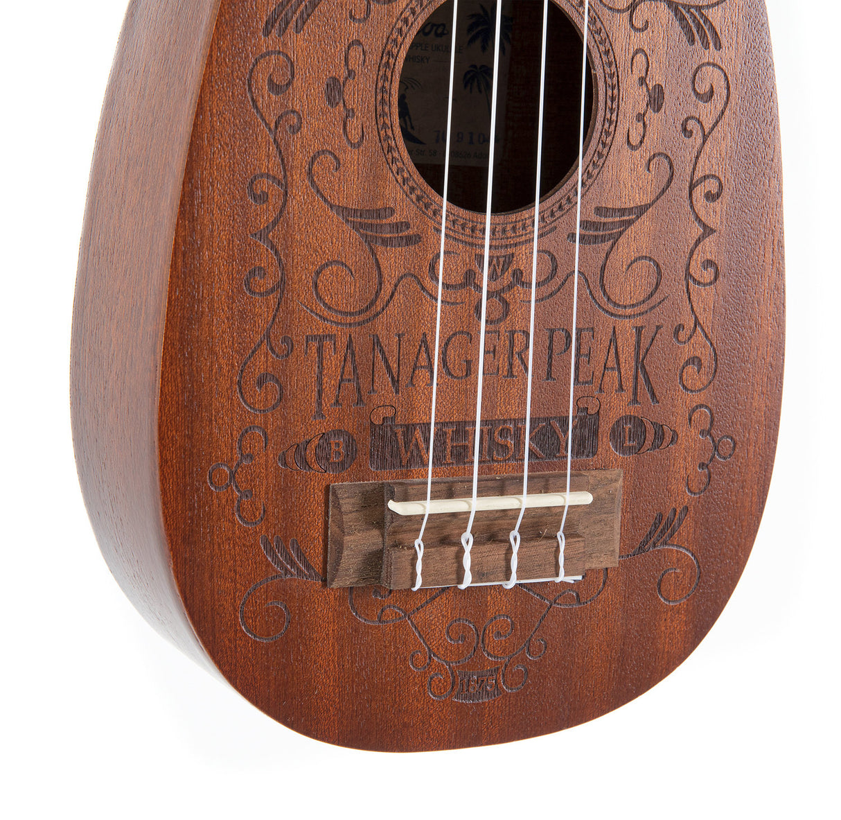 GEWA Pineapple Ukulele Manoa K-PA-WHISKY - Soprano (Sapelli matt)