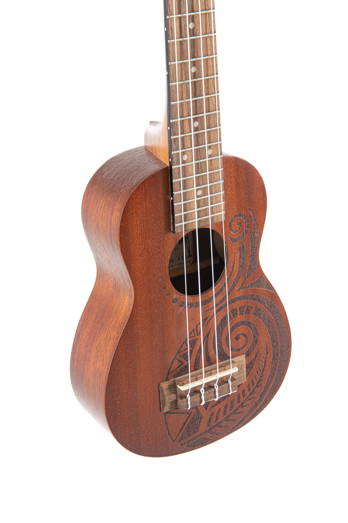 GEWA Soprano ukulele Manoa Tattoo - Soprano (Maori Design)