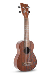 GEWA Soprano ukulele Manoa Tattoo - Soprano (Inca Design)