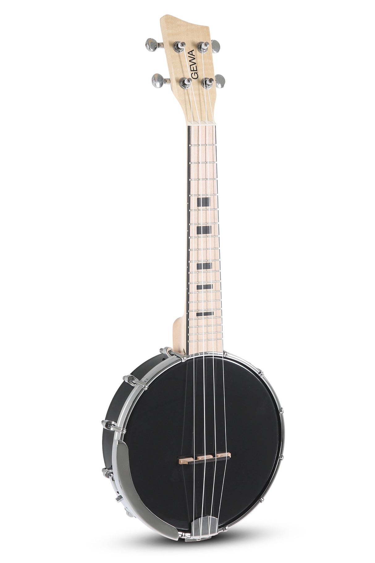 GEWA Banjo Ukulele Manoa - Banjo-Ukulele Concert (Black)