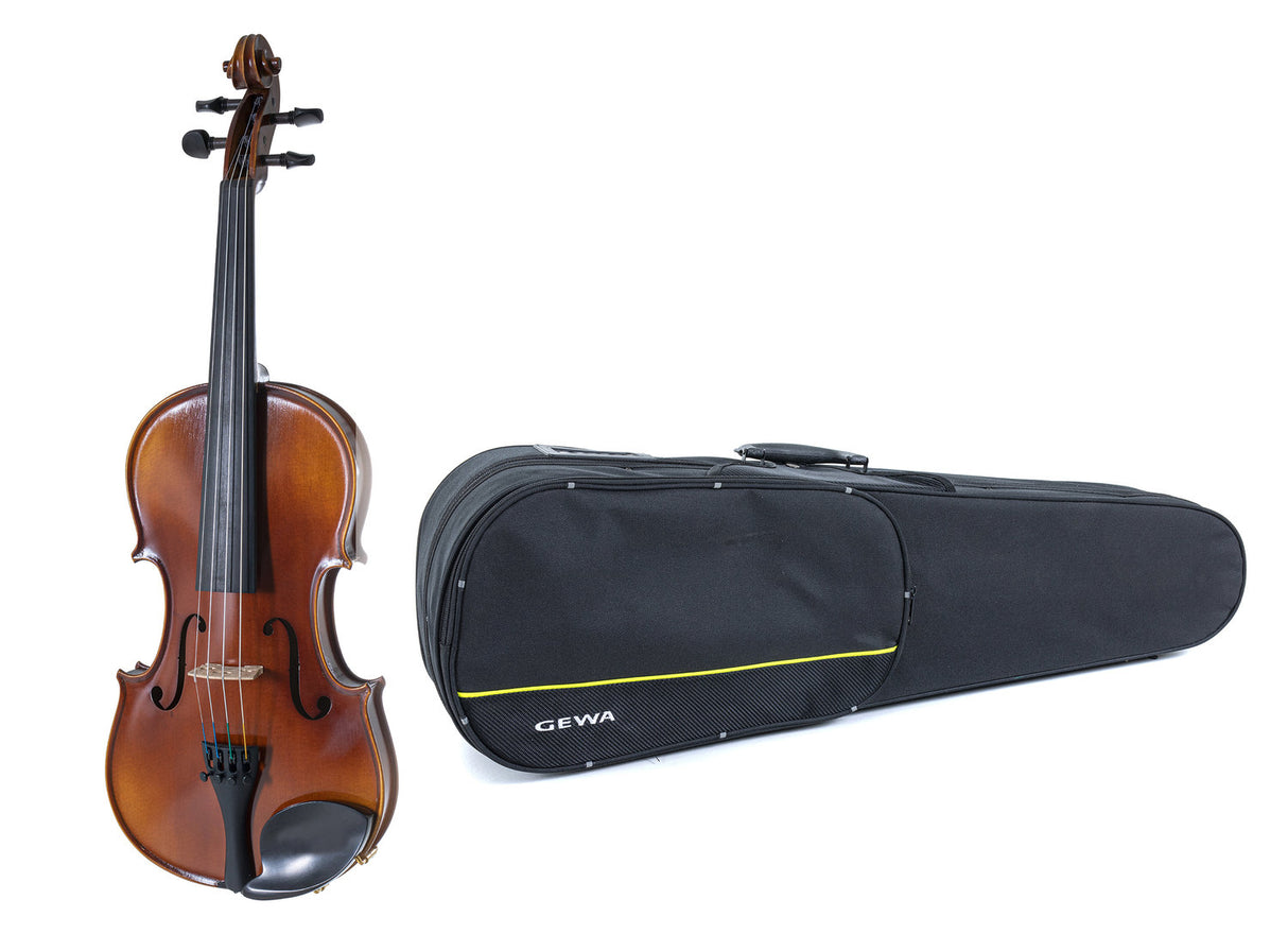 GEWA Violins Allegro - 4/4 lefthand (Ready to play incl. shaped case, without bow, with Larsen Aurora strings, transport-secured)