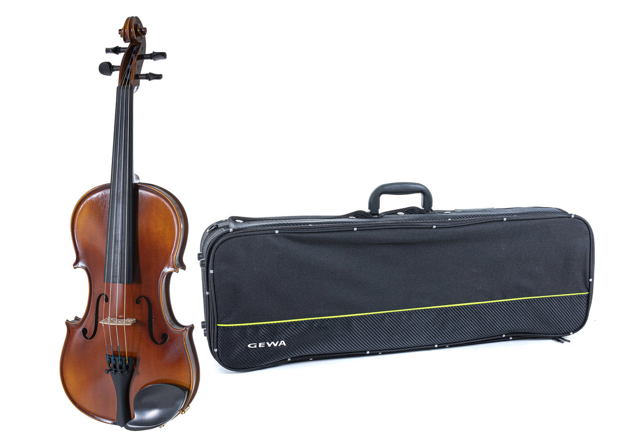 GEWA Violins Allegro - 4/4 left-handed (Ready to play incl. violin case, without bow, with Larsen Aurora strings, transport-secured)