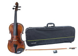 GEWA Violins Allegro - 4/4 left-handed (Ready to play including violin case, Massaranduba bow, Larsen Aurora strings, secured for transport)