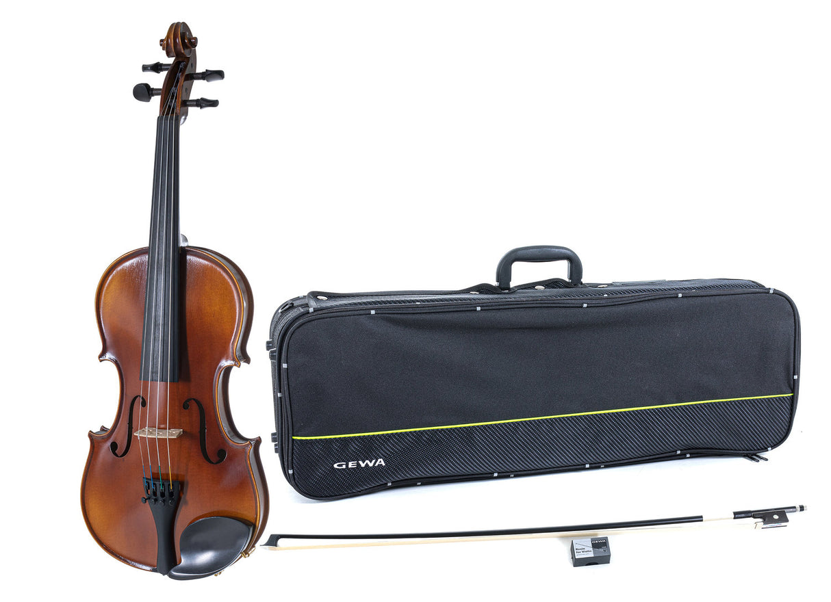 GEWA Violins Allegro - 4/4 left-handed (Ready to play incl. violin case, carbon bow, Larsen Aurora strings, secured for transport)