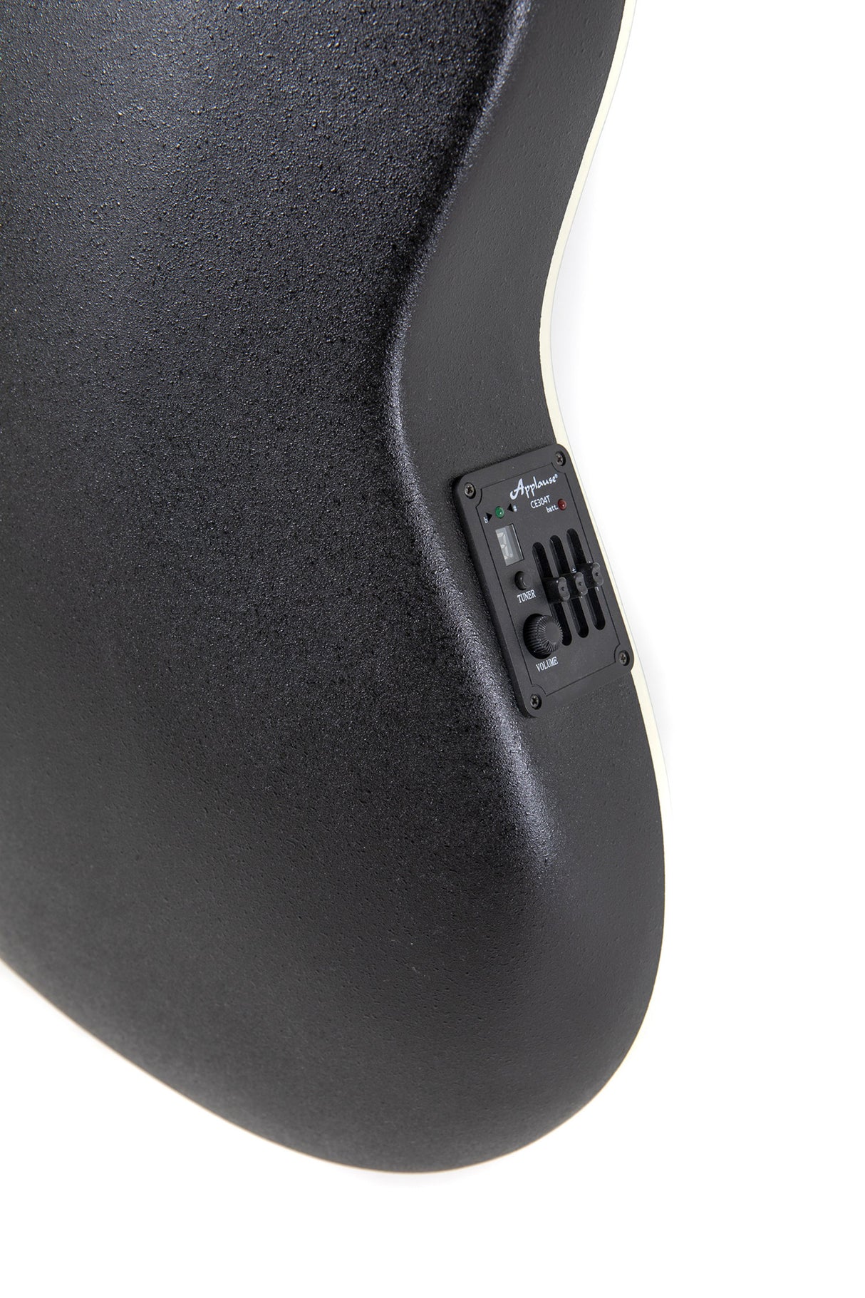 Applause E-Acoustic Guitars AB28 Super Shallow Bowl Cutaway - Black Satin (AB28-5S)