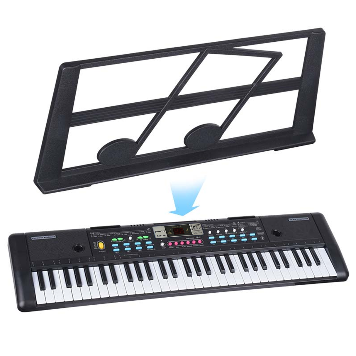 SUPRIMO 605 UFB keyboard med mikrofon
