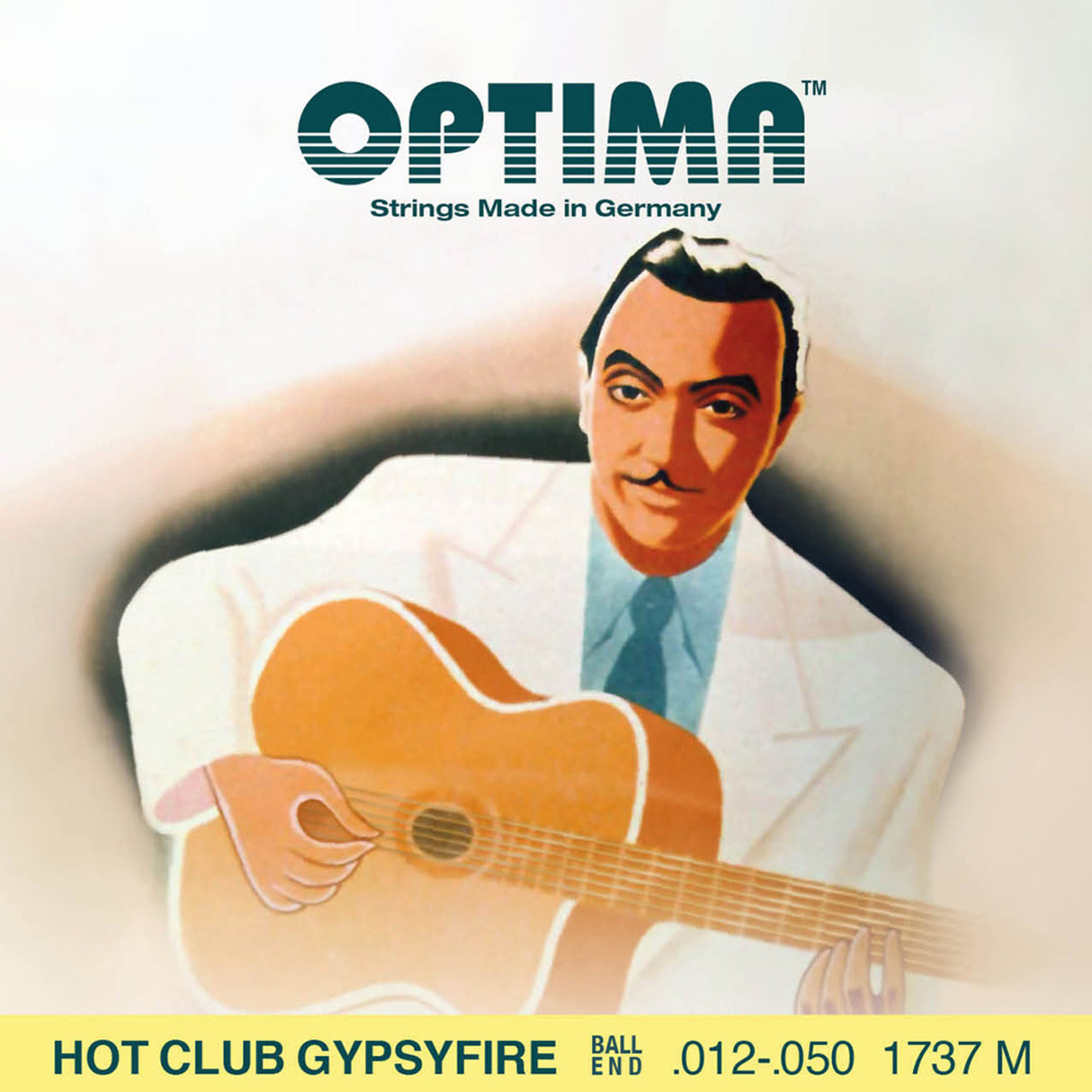 Optima Strings for Acoustic Guitars Hot Club Gypsyfire silver plated - Set (1737M)