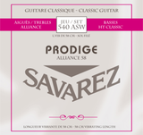 Savarez Strings for classic guitars Prodige 38 Children's Guitars - 3/4-7/8 Carbon Gw (540ASW)