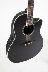 Ovation E-Acoustic Guitars Celebrity CS Standard Mid Cutaway - Black (CS24-5-G)