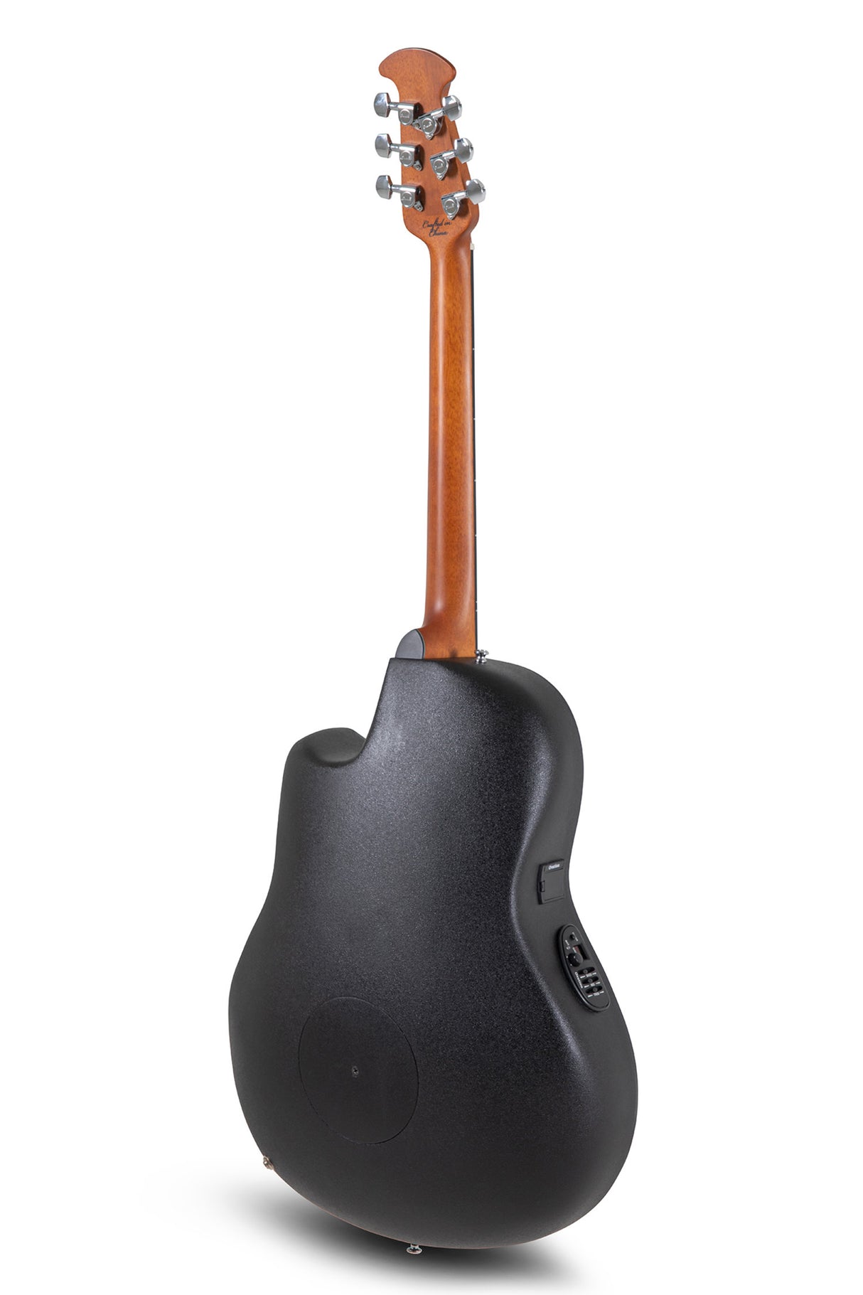Ovation E-Acoustic Guitars Celebrity Elite Plus Mid Cutaway - Blue Transparent Quilt (CE44P-8TQ-G)