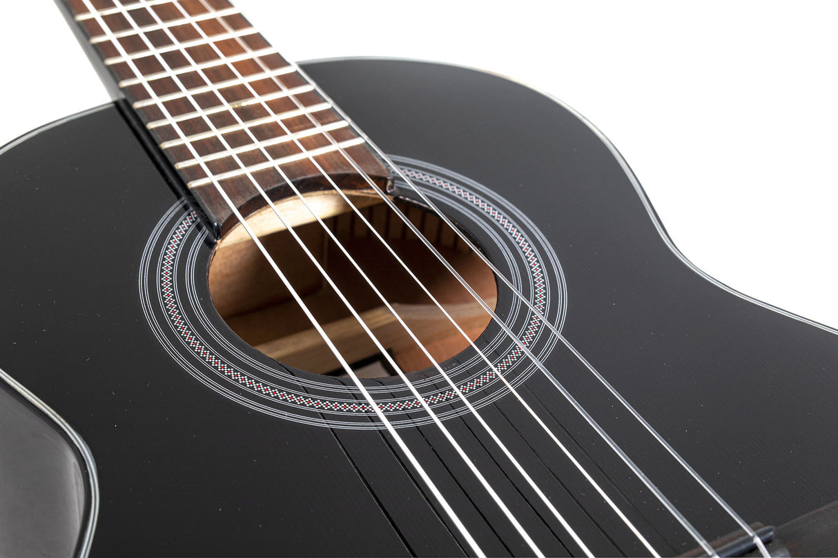 GEWA Student classical guitar black - 1/4 size black