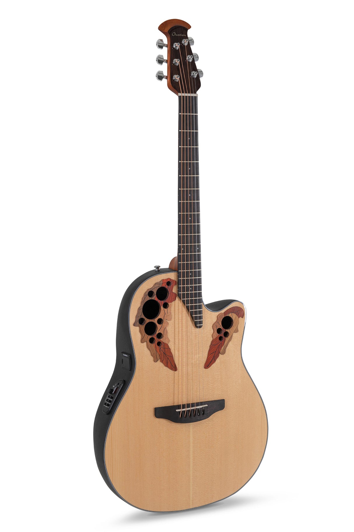Ovation E-Acoustic Guitars Celebrity Elite Mid Cutaway - Natural (CE44-4-G)