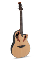 Ovation E-Acoustic Guitars Celebrity Elite Mid Cutaway - Natural (CE44-4-G)