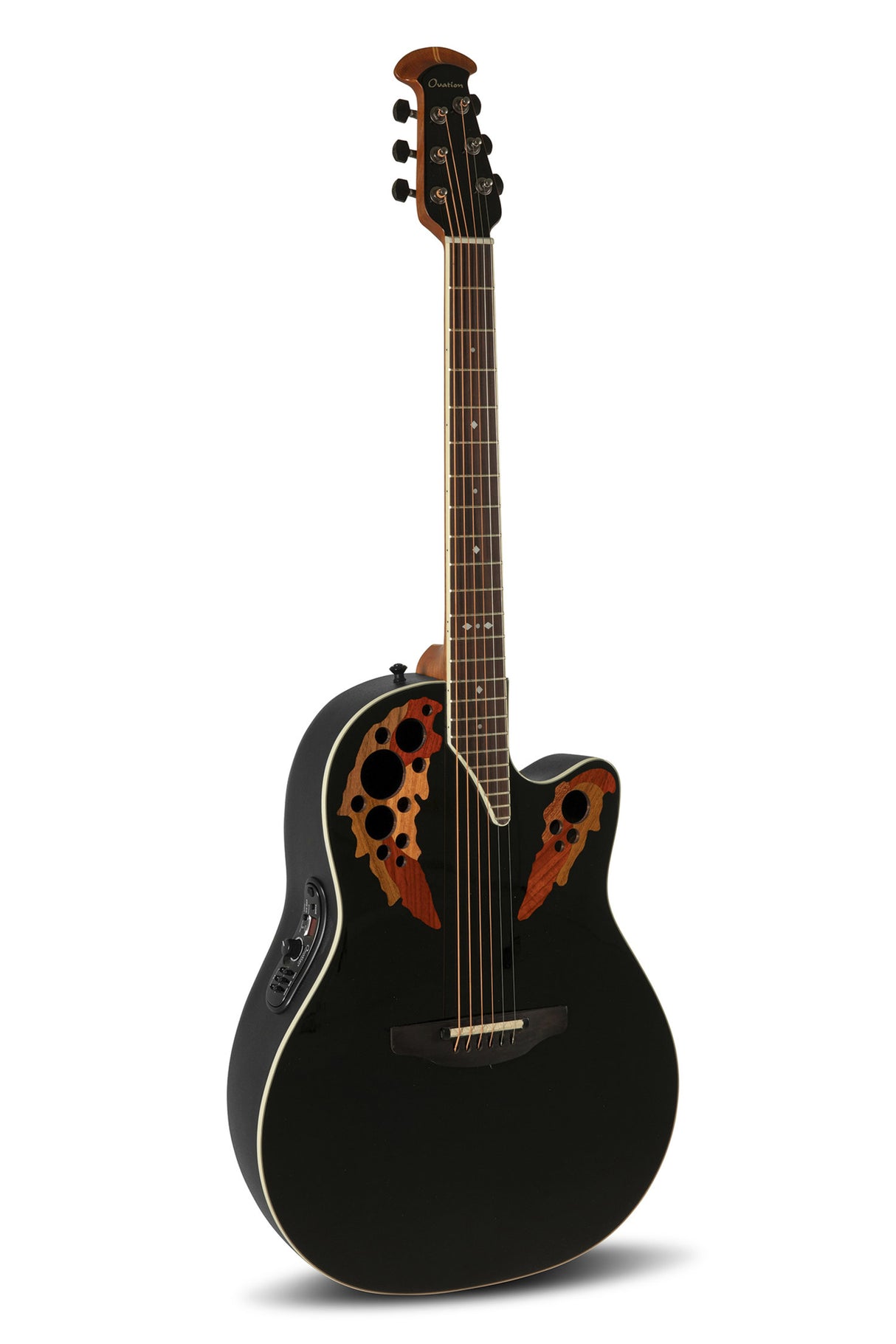Ovation E-acoustic Guitars Standard Elite Deep Contour Cutaway - Black (2778AX-5-G)