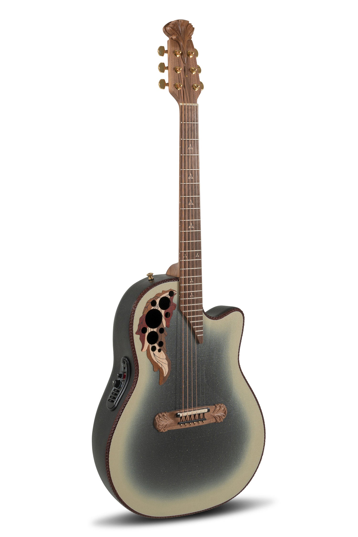Adamas E-Acoustic Guitars 2087GT Deep Contour Cutaway - Reverse Beige Burst (2087GT-7-G)