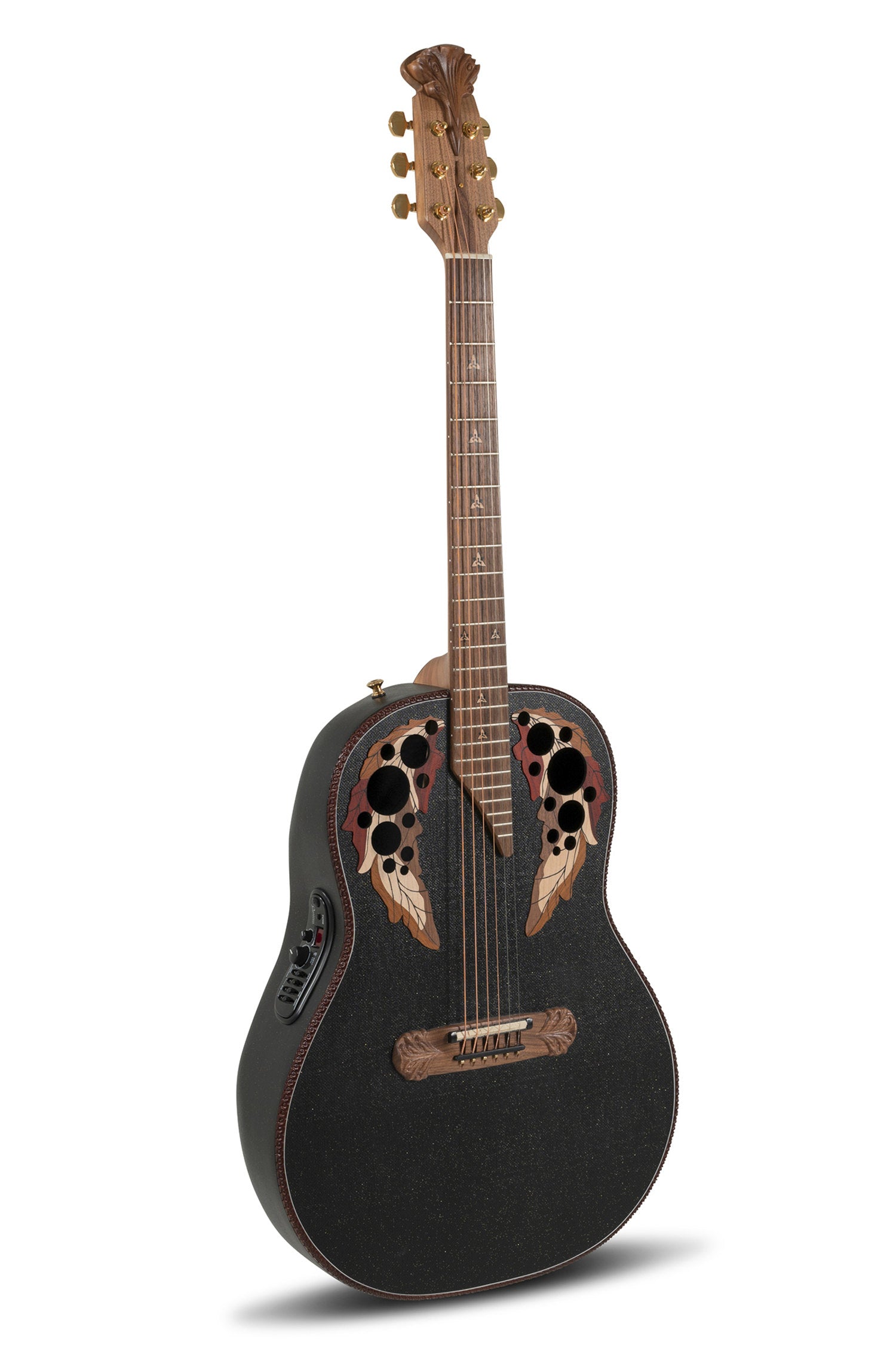 Adamas E-Acoustic Guitars 1687GT Deep Non-Cutaway - Black (1687GT-5-G)
