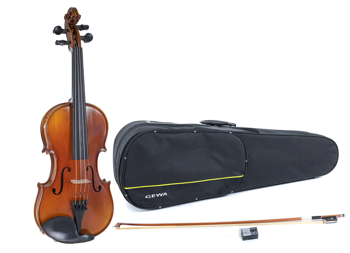 GEWA Violins Maestro 1 - 1/4 (Ready to play incl. shaped case, Massaranduba bow and Larsen Aurora strings, transport-secured)