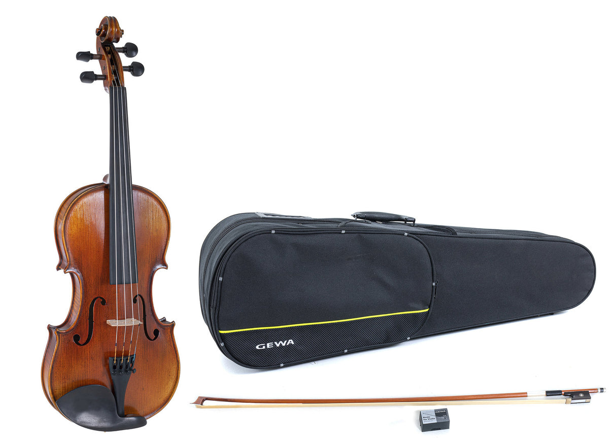 GEWA Violins Maestro 2 - 3/4 (Ready to play including shaped case, Massaranduba bow and Larsen Aurora strings, secured for transport)