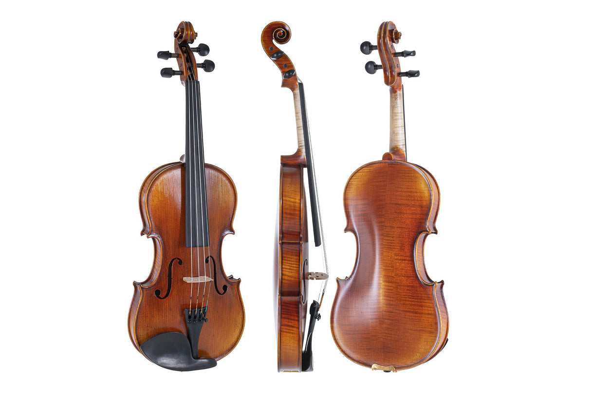 GEWA Violins Maestro 2 - 1/4 (Ready to play incl. shaped case, without bow, with Larsen Aurora strings, transport-secured)