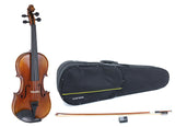 GEWA Violins Maestro 2 - 1/4 (Ready to play including shaped case, Massaranduba bow and Larsen Aurora strings)