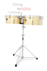 Latin Percussion Timbales Prestige Solid Brass - 14"/15" (LP1415-B)